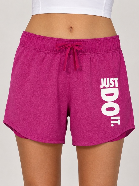 Nike Pants - Nike Pro Dri-FIT Just Do It Running Shorts Pink Size S